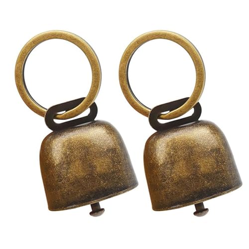 Hrtyvhin 2pack Edelstahl Haustier Glocken Laut Sound Haustierkragen Glocken Training Bells Welpen Halsbrohr Accessoire von Hrtyvhin