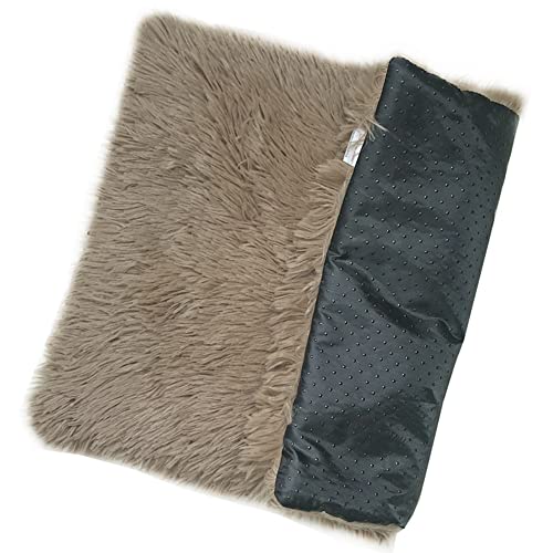 Premium flauschige Haustierbett-Matte für Haustierkäfige, rechteckig, Katzenkissen, Matte mit rutschfester Unterseite, warm, weiches Haustierkissen für mittelgroße und kleine Hunde und Katzen von Hruile