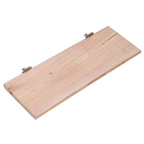 Hspemo PLM Chchilla 32 X 15 X 2 Rechteckiger Holzkäfig Hamster, Chinchilla und Streifenhörnchen, Kauspielzeug, Ständer, Pedalbrett aus Holz Hamsterkäfig, Holzkäfig von Hspemo