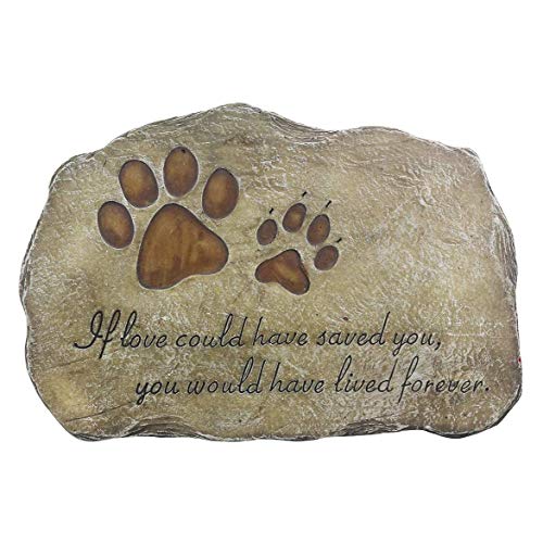 Htmdgrt Haustier Gedenk Marker für Hund oder Katze Garten für Geliebt Haustier Haustier Grave Grabstein Grabstein Verlust des Haustier Geschenks von Htmdgrt