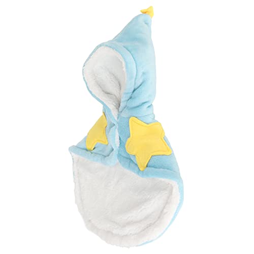 Huairdum Pet Cape, Pet Cloak Sky Blue Warm süß für Kaltes Wetter (M) von Huairdum