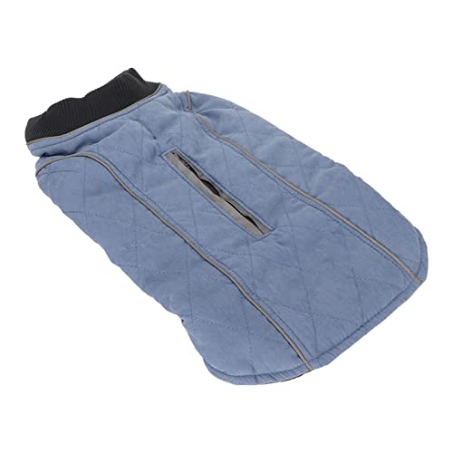 Hundejacke für Kaltes Wetter, Warme Weste für Hunde, Atmungsaktiv, Locker, Reflektierend, Polyester, Schön, für den Innenbereich, für Golden Retriever Husky für den Winter (XL) von Huairdum