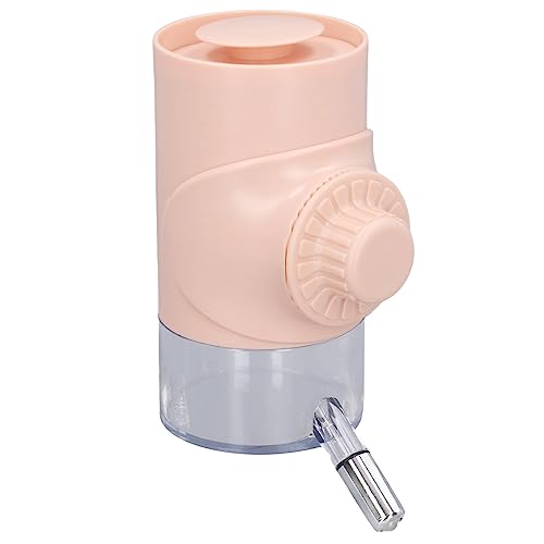 Hundekäfig-Wasserspender, Hängend, Stabile, Dicke Textur, Hundekäfig-Wasserflasche, Sichere Automatische Wasserfütterung für Heimtierbedarf (PINK) von Huairdum