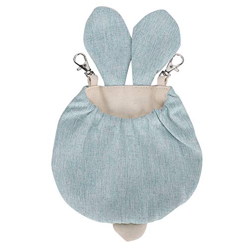 Huairdum Schlafsack Hamster hängendes, Ohrform Kleine Haustiere Schlafsack, Hamster Hängebett Hamster Hängematte, Blau Hängebett Golden Hamster für Hamster Petaurus Breviceps(L Cod von Huairdum