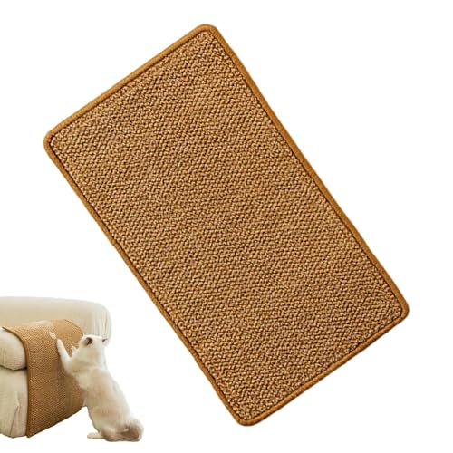 Huayeex Sisal-Kratzpad, Boden Indoor Imitation Sisal Scratcher Krallenschleifer, Rückseite Klebe Kralle Schärfen Katzenspielzeug für Couch, Teppich, Sofa und andere Möbel von Huayeex