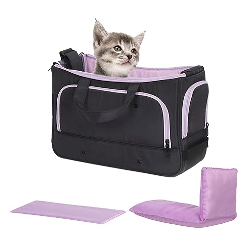 Hudhowks Katzen-Reisetrage | Reisetasche für Haustierkatze - Tragbarer Haustier-Rucksack, Haustier-Hundekatzen-Tragetasche für mittlere bis große Größen für kleine Katzen, Hasen von Hudhowks