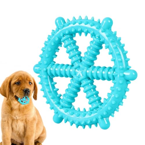 Robustes Hundespielzeug, Kauspielzeug für Hunde - Kauspielzeug für Hundezahnbürsten | Beißring für Welpen, Hundeball, lebensmittelechte Beißringe für alle Hunde, Zähne putzen, trainieren, von Hudhowks
