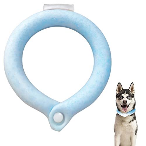 Kühlhalsband für Hunde | Kühlendes Halsrohr für Katzen - Nackenkühler für Katzen, Hunde, Sommer, Eishalsband für Haustiere, kühlendes Nackenband, Wärmeableitung von Hudhowks