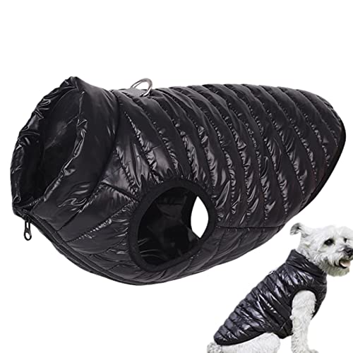 Warme Haustier-Hundeweste, Winter-Hundemantel, warme Fleece-Hundejacke, Hundejacke, wasserdichte Chihuahua-Mops-Kleidung, Hundejacke, Winter-Hundemantel, Kleidung, Outfit für kleine von Hudhowks