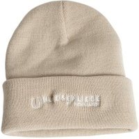 Hufeisenliebe Beanie Mütze beige von Hufeisenliebe