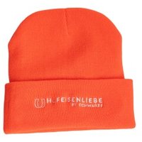 Hufeisenliebe Beanie Mütze orange von Hufeisenliebe