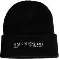 Hufeisenliebe Beanie Mütze schwarz von Hufeisenliebe