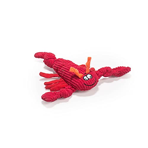 HuggleHounds Hundespielzeug aus Kordsamt mit Knotties, Mini-Hundespielzeug von HuggleHounds