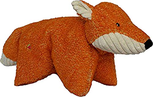 HuggleHounds Plüsch, strapazierfähig Knot-Less squooshie Fox, orange von HuggleHounds