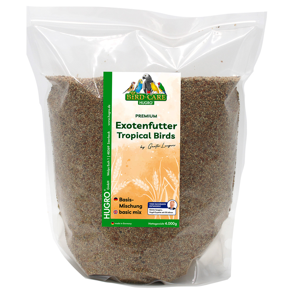 Hugro Exotenfutter Basismischung - 4 kg Hugro Exotenfutter Basismischung - 4 kg von Hugro