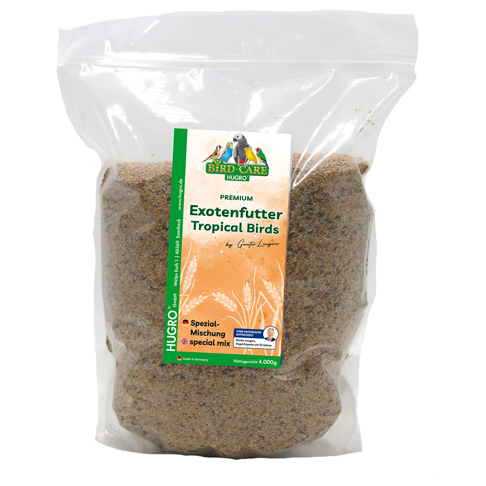 Hugro Exotenfutter "Super" - Sparpaket: 2 x 4 kg Hugro Exotenfutter "Super" - Sparpaket: 2 x 4 kg von Hugro