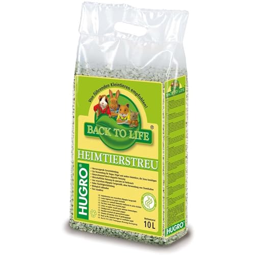 Hugro Kleintierstreu - Back to Life - Recycling Streu, 10 Liter Beutel von Hugro