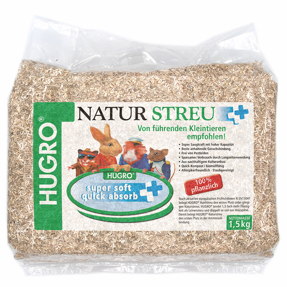 Hugro Naturstreu  -2 x 1,5 kg von Hugro