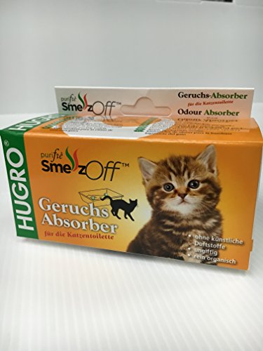 SmellzOff Geruchsabsorber für die Katzentoilette, 2er Set von Hugro von Hugro