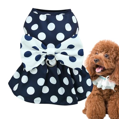 Hugsweet Frühlings-Sommer-Haustierkleid, Sommer-Hundekleid - Sommerkleider für Hunde - Leichte, dünne Sommerhemden für Hunde mit Seilschnalle für Party-Kostümkleidung von Hugsweet