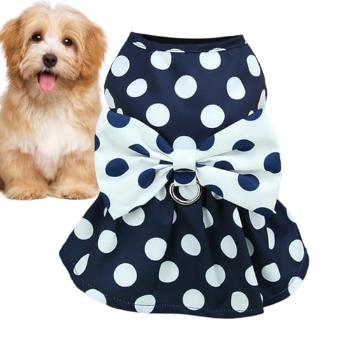 Hugsweet Haustier-Sommerweste, Frühlings-Sommer-Haustierkleid, Sommerkleider für Hunde, Leichte, dünne Sommerhemden für Hunde mit Seilschnalle für Party-Kostümkleidung von Hugsweet