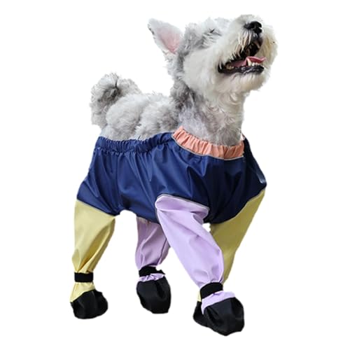 Hugsweet Hundehosen mit Hosenträgern,Wasserdichte Hundestiefel mit Hosenträgern | Hundepfotenschützer | Verstellbare Strapsstiefel, rutschfeste Stiefel, wasserdichte Hundeschuhe, Leggings, umfassender von Hugsweet