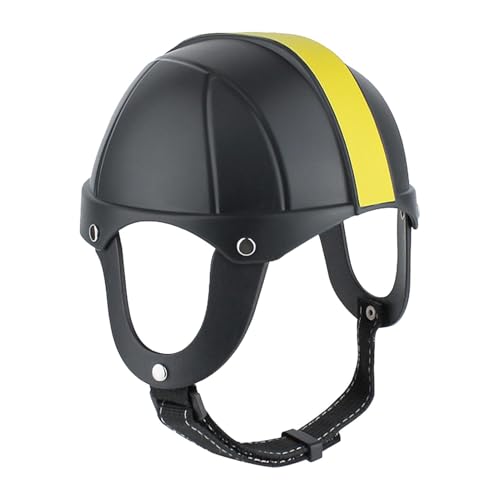 Hugsweet Katzenschutzhelm | Doggy Hat Outdoor Fahrrad Haustier Schutzhelm,Stilvoller Sicherheits-Haustierhut, Fahrrad-Außenschutzhut zum Spazierengehen und Reiten im Freien von Hugsweet