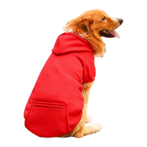 Huicai Hund Kapuzenpullover Sweatshirts Winter Mantel Warm Hund Pullover Haustier Kleidung Für Klein Mittel Groß Hunde von Huicai