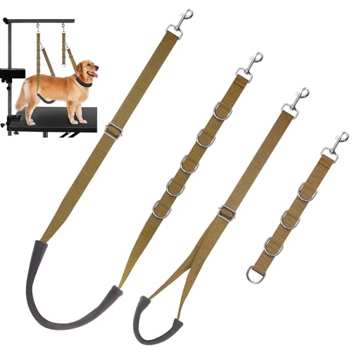 Huioqwe Dog Grooming Loops Dog Grooming Extension Straps Dog Grooming Belly Straps Dog Grooming Loop Groomers Helper Dog Grooming Accessories for Groomer von Huioqwe