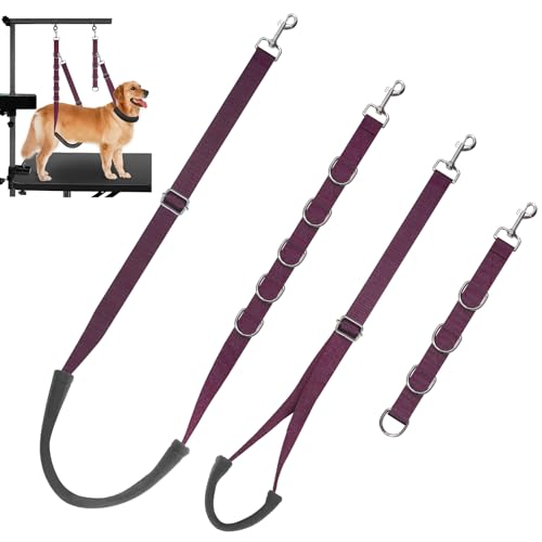 Huioqwe Dog Grooming Loops Dog Grooming Extension Straps Dog Grooming Belly Straps Dog Grooming Loop Groomers Helper Dog Grooming Accessories for Groomer von Huioqwe