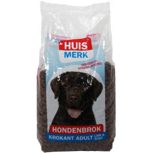 Huismerk Krokant Adult mit Lamm & Reis Hundefutter 10 kg von Huismerk