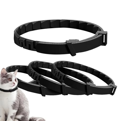 Humdcdy Beruhigendes Halsband für Katzen, Pheromon-Halsband, langanhaltende Entspannung, verstellbares Katzen-Pheromon-Halsband für kleine, mittelgroße und große Katzen von Humdcdy