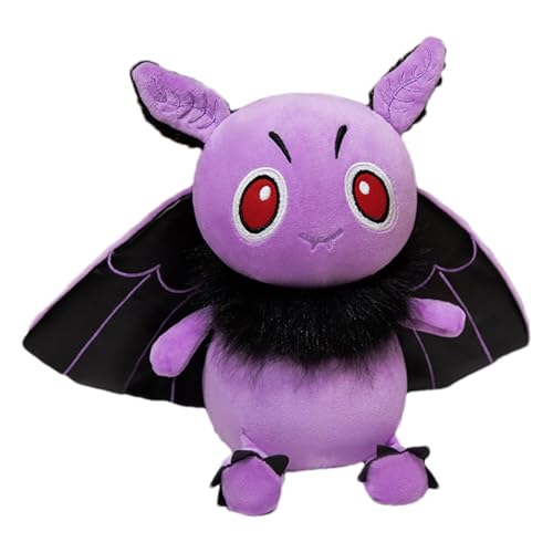 Humdcdy Gefüllter -Plüsch, 9,84 Zoll Gruseliges Halloween Stofftier, Dunkles Motten Plüschtier, Gothic Plüsch Cartoon Hawkmoth Puppe, Halloween Dekoration Für JungenUnd Mädchen von Humdcdy