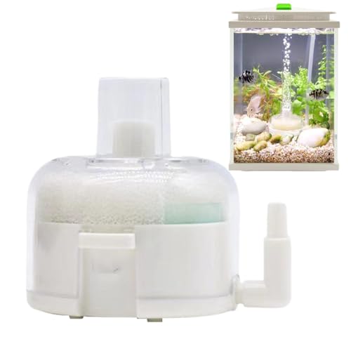 Humdcdy Innenfilter für Aquarien,Schwammfilter für kleine Aquarien - Tiefenreinigende Aquariumfilter mit Schaum und Ausströmerstein,Fördert die Sauerstoffzirkulation, abnehmbar, kompakte Größe für von Humdcdy