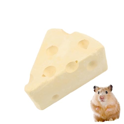 Humkopnl Chinchilla Chew Blockss | Cheese Shape Chinchillas Chew Toys | Mineral Teeth Molar Toys, Small Teeth Grinding Toy for Pet Hamster, Chinchilla von Humkopnl