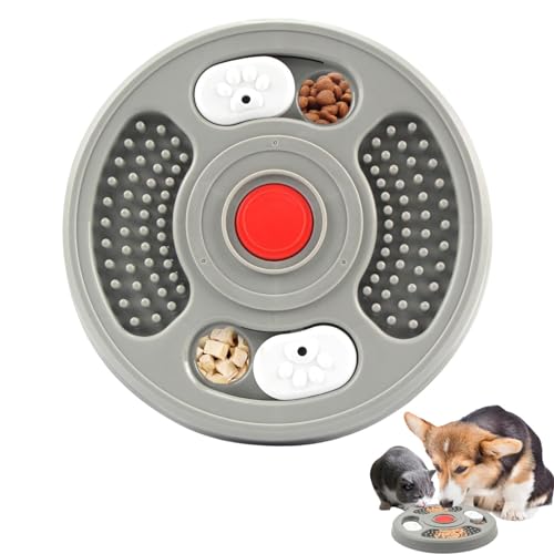 Humkopnl Hund Slow Feeder, Pet Slow Feeding Interaktives Spiel Puzzle, Multifunktionales Hundeleckerli-Puzzle-Spielzeug, Langsames Füttern Hundespielzeug für Geistige Bereicherung von Humkopnl