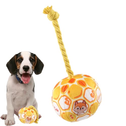 Humkopnl Hundebälle | Outdoor-Hundespielzeug, elastischer Hundespielzeug-Ball | bunter und sanfter Kicherball für Hunde, Geburtstag, interaktiver Spaß zu Hause oder draußen von Humkopnl