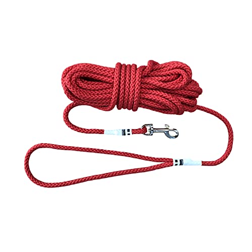 Hummelt Universalleine Schleppleine Leine 6mm 10m rot mit Handschlaufe von Hummelt