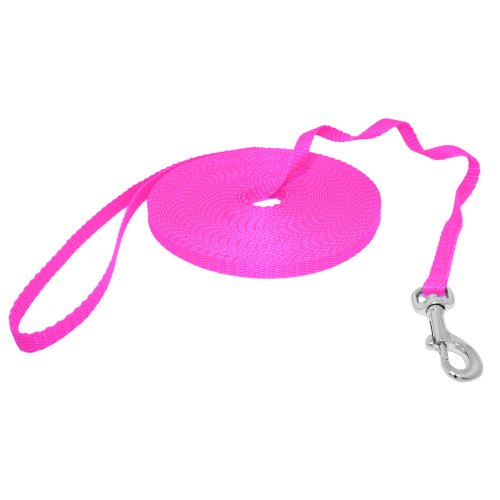 Hunde Design Mini Schleppleine Neon Rosa 10m von Hunde Design