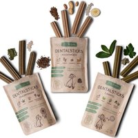 Hunderunde Dental Sticks Probierpaket - getreidefrei, zuckerfrei, vegan, proteinarm, Maulhygiene von Hunderunde