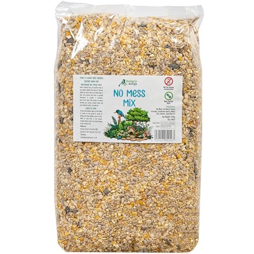 Premium Wildvogelfutter 5L Nachfüllpackung, (5L Beutel, Keine Unordnung Mix) von Hungry Wings