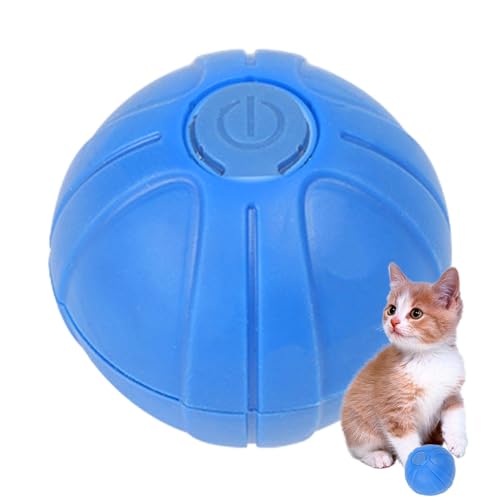 HunicandIU Rolling Ball Hundespielzeug, Hüpfball für Hunde | Haustier-Hüpfball - Interaktives Hundespielzeug, Hundeball, automatisch rollendes Ballspielzeug für kleine und große Haustiere von HunicandIU