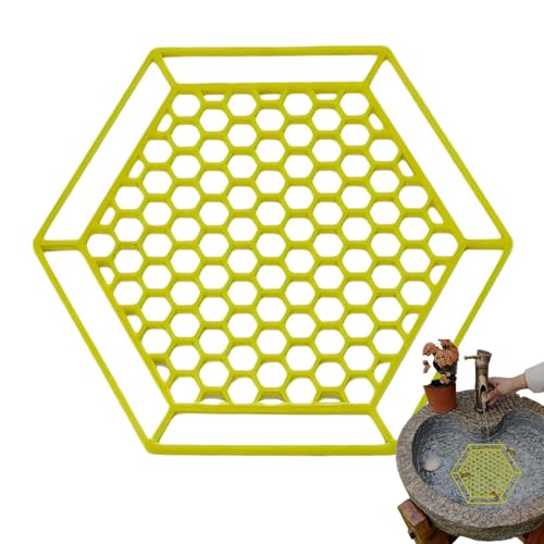 HunicandIU Schwimmende Bieneninsel-Tränke,Schwimmende Bienen-Tränke - Bienentrinkbecher,Bienentränke für den Außenbereich, Bienentränke und Schmetterlingswasserstationen, Bienenwasserfänger für von HunicandIU