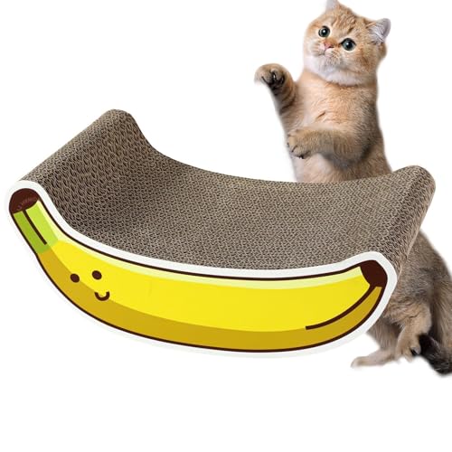 Katzen Kratzbrett, Pflanzliche Wellpappe, Katzenkratzbretter Aus Karton, Katzenbett, Katzenkratzbrett In Bananen Zwiebel Karottenform, Langlebige Katzenliege, Für Hauskatzen von HunicandIU