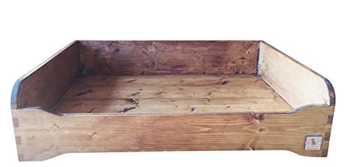 Hunt & Wilson Hundebett, Holz, handgefertigt von Hunt & Wilson