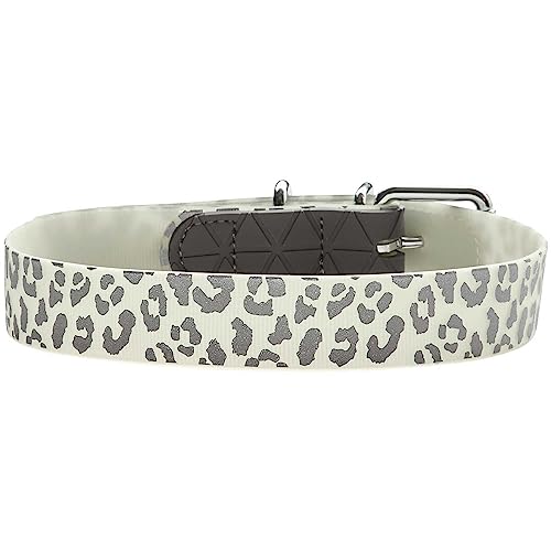 Halsband Convenience Reflect Glow M-L (55), weiß Leopardenmuster von HUNTER