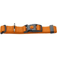 HUNTER Halsband London, orange - Vario Basic Gr.M: Halsumfang 30-46 cm, B 15 mm von Hunter