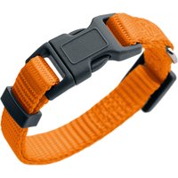 HUNTER Halsband London, orange - Vario Basic Gr.S: Halsumfang 24-36 cm, B 10 mm von Hunter