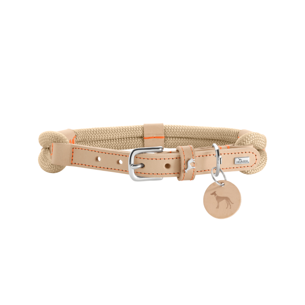 HUNTER Halsband Malia, beige/natur - Größe 40/S: 30 - 35 cm Halsumfang HUNTER Halsband Malia, beige/natur - Größe 40/S: 30 - 35 cm Halsumfang von Hunter