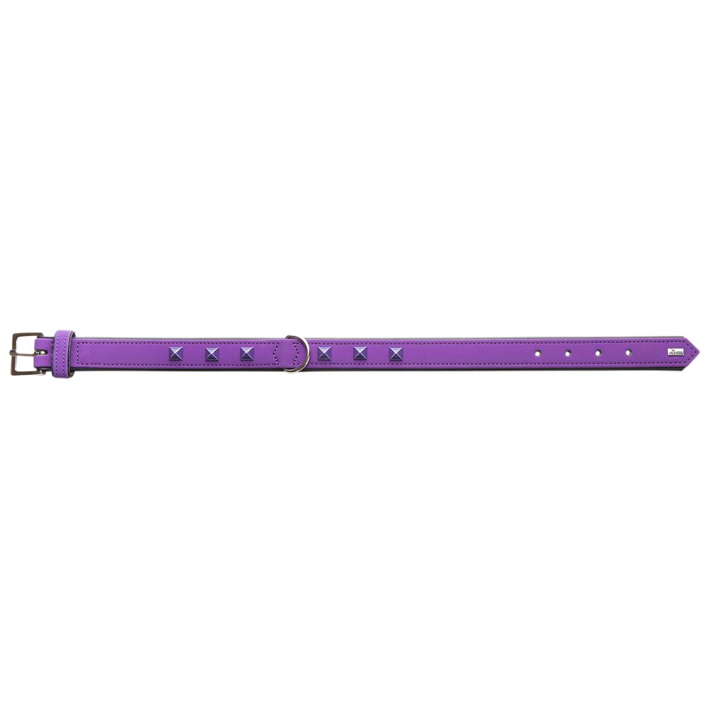 HUNTER Hunde-Halsband Softie Kairo violett, Breite: ca. 35 mm, Halsweite: ca. 46 - 53 cm von Hunter